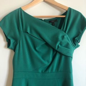 Origami kelly green dress.  Perfect for events.